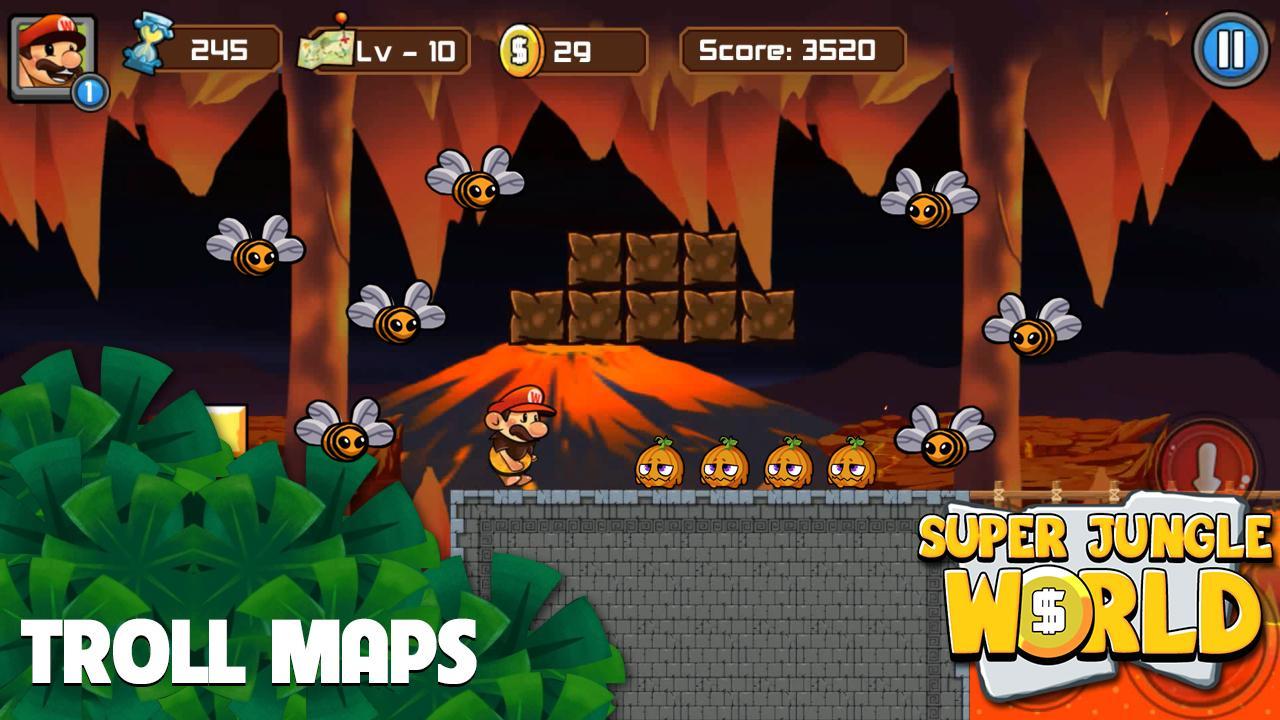 Super Jungle Adventure Game Screenshot