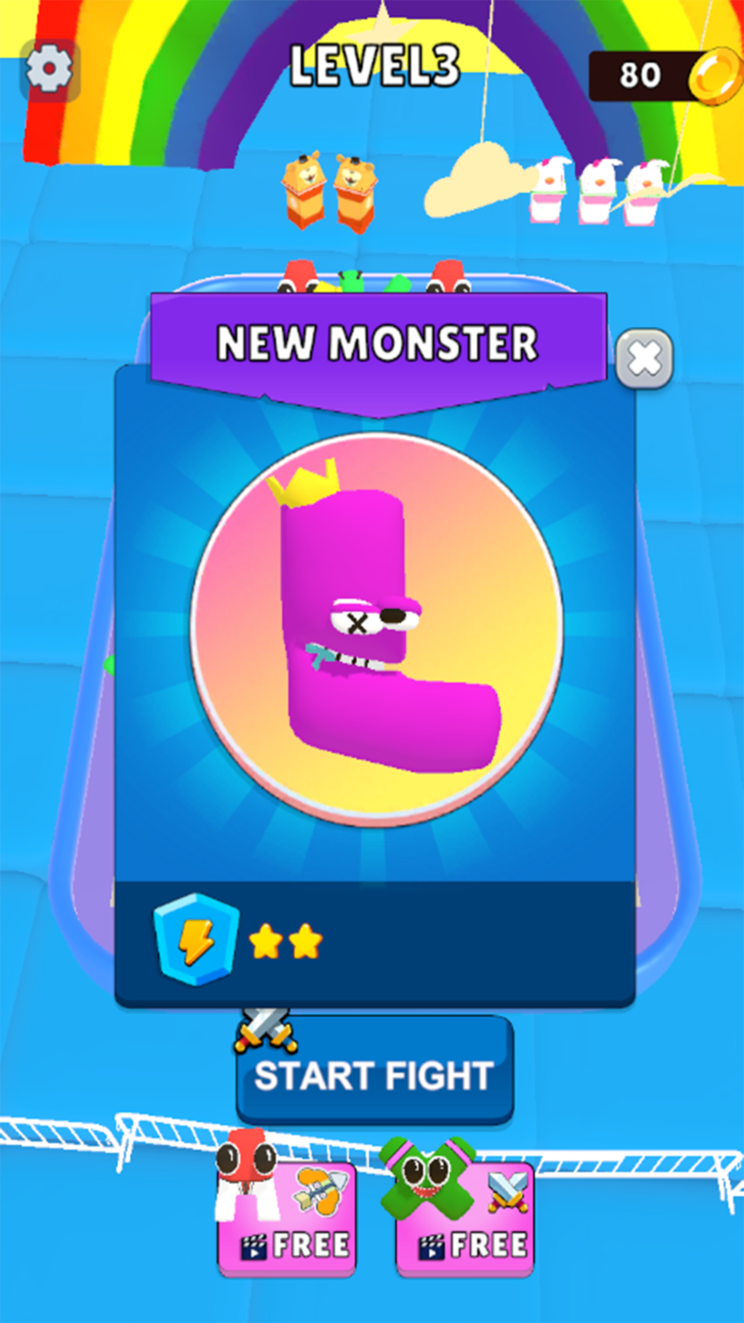 Screenshot of Alphabet Lore Merge