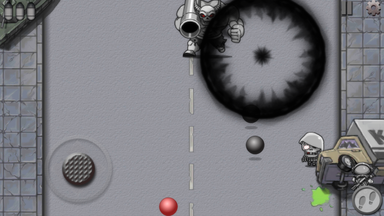 Cuplikan Layar Game 逃离僵尸街:最后的三颗子弹