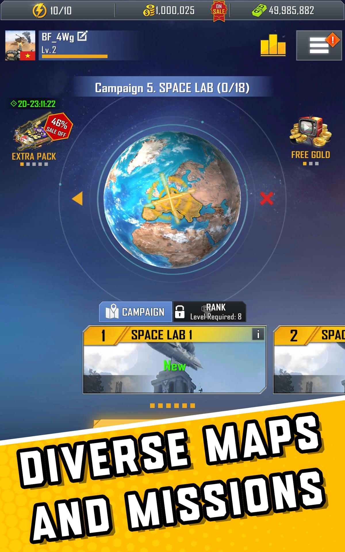 Screenshot of Sky Defense: War Duty