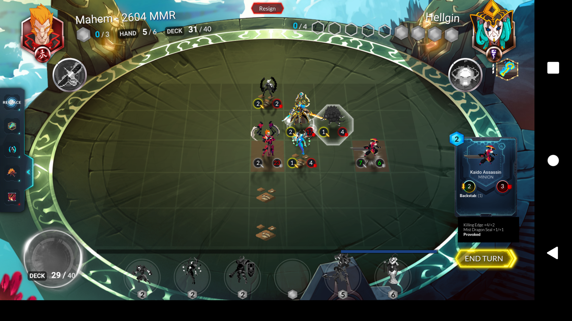 Duelyst Game Screenshot