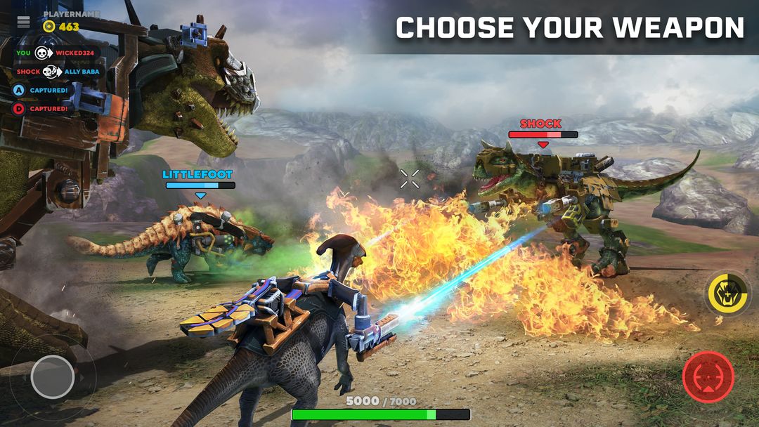 Dino Squad: TPS Dinosaur Shooter screenshot game