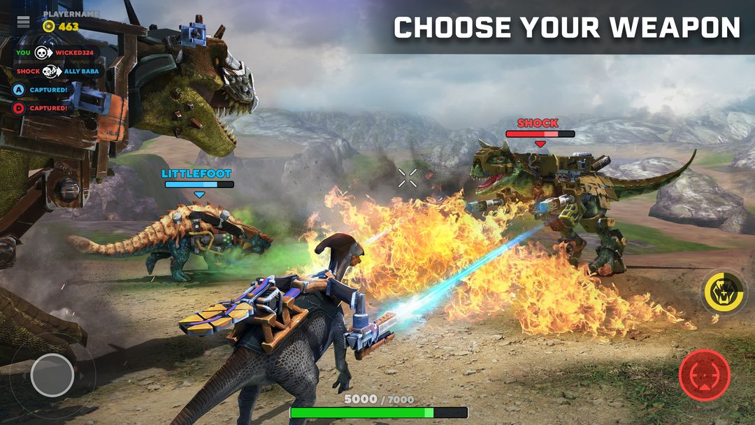 Dino Squad: TPS Dinosaur Shooter ภาพหน้าจอเกม