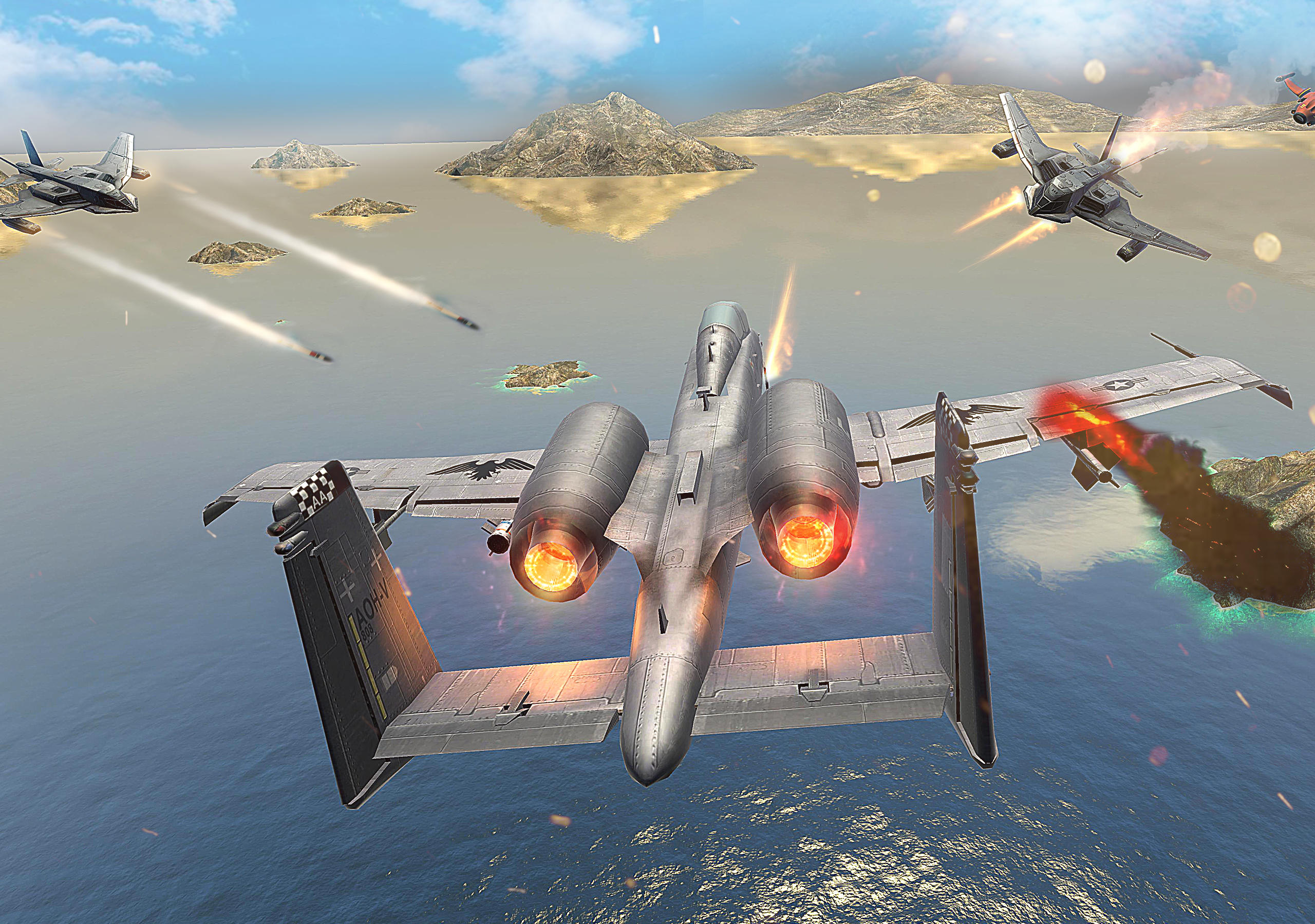 Modern War : Fighter Jet Games 게임 스크린 샷