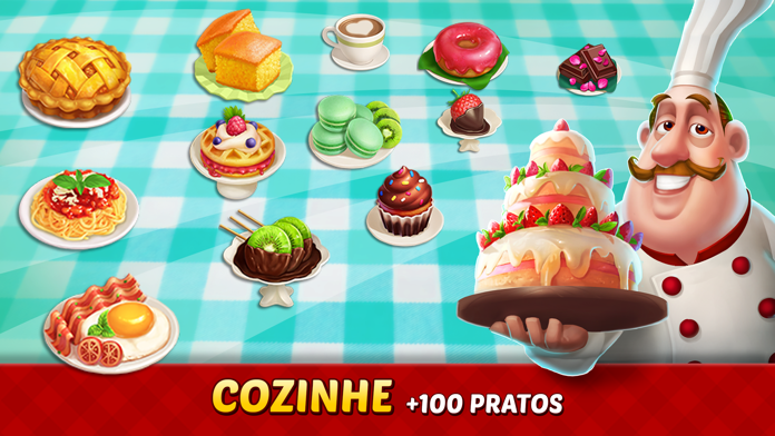Captura de Tela do Jogo Cooking Country™ - Crie um Res