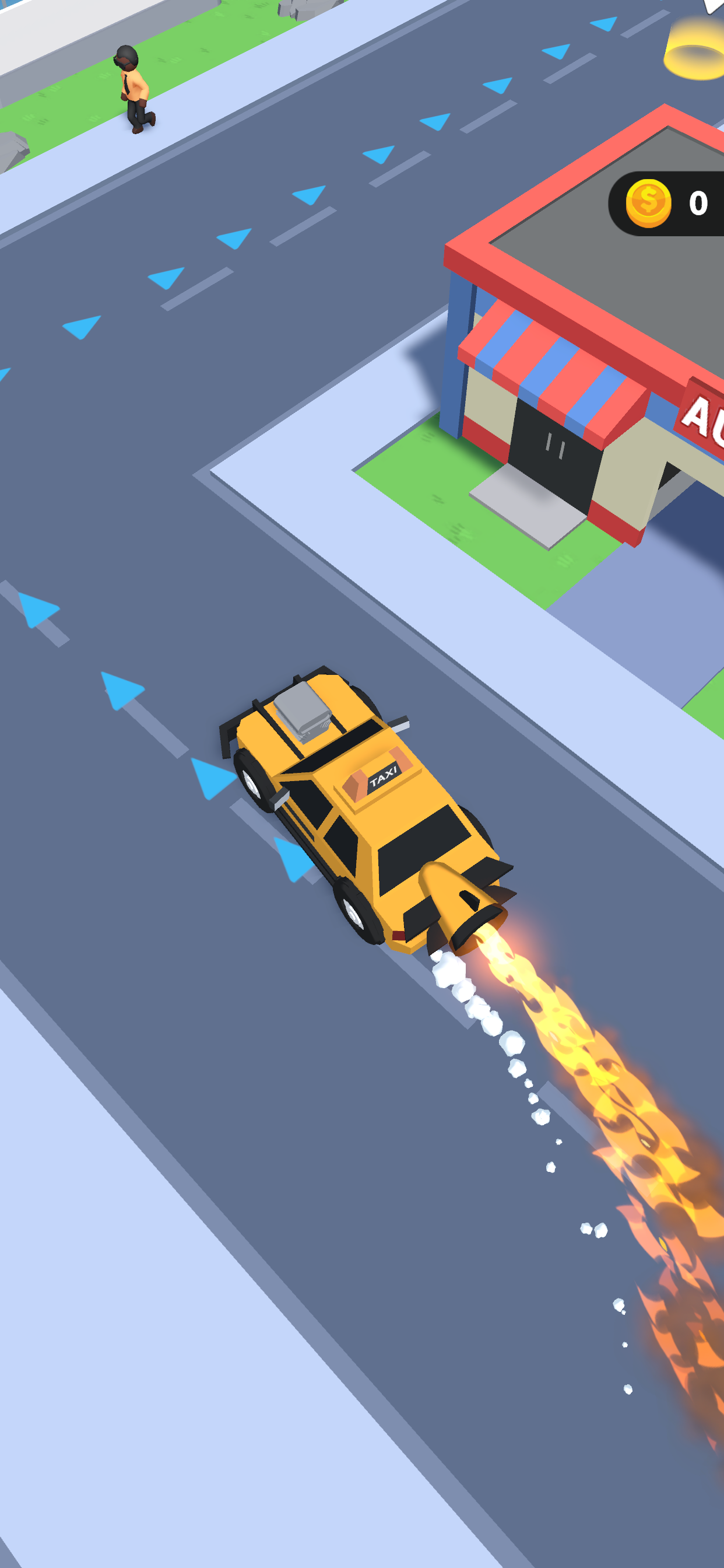 Taxi Driver 3D Game Screenshot