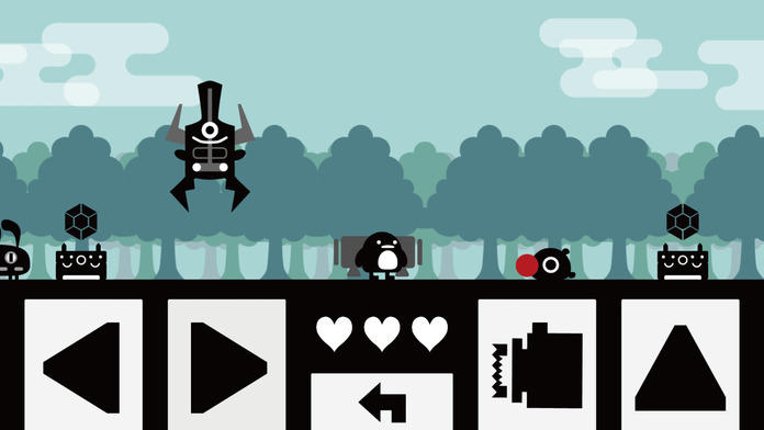 Cuplikan Layar Game ぺんのぼうけん ～ふんわりふわふわアクションゲーム～