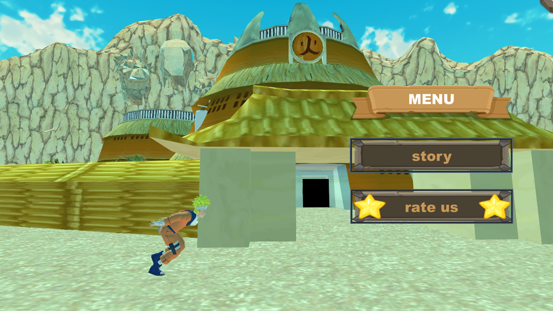 Screenshot of stickman naru Ninja Fighting