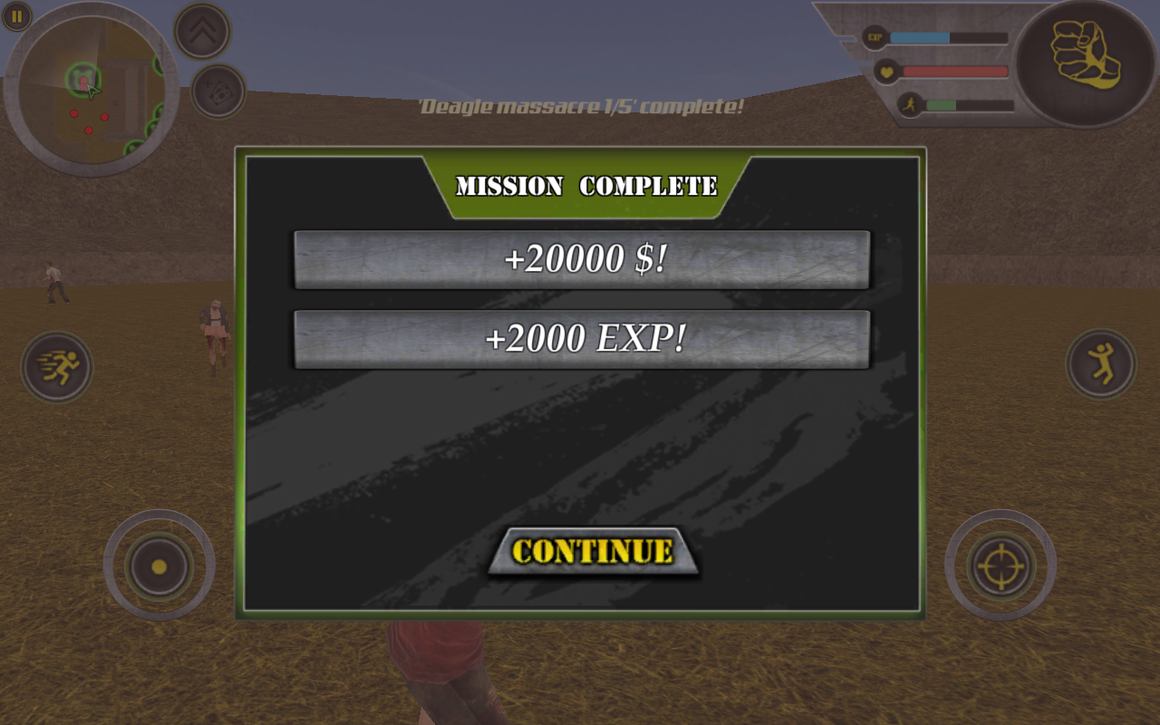 Captura de Tela do Jogo Zombie City Rush