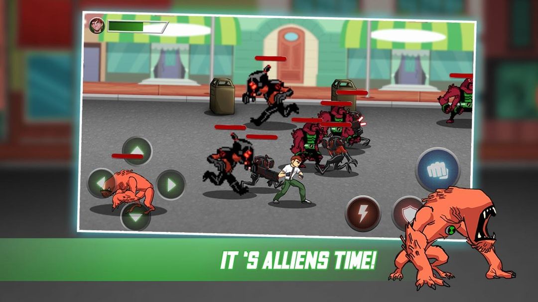 Kid Hero Transform - Alien Street Fight 게임 스크린 샷