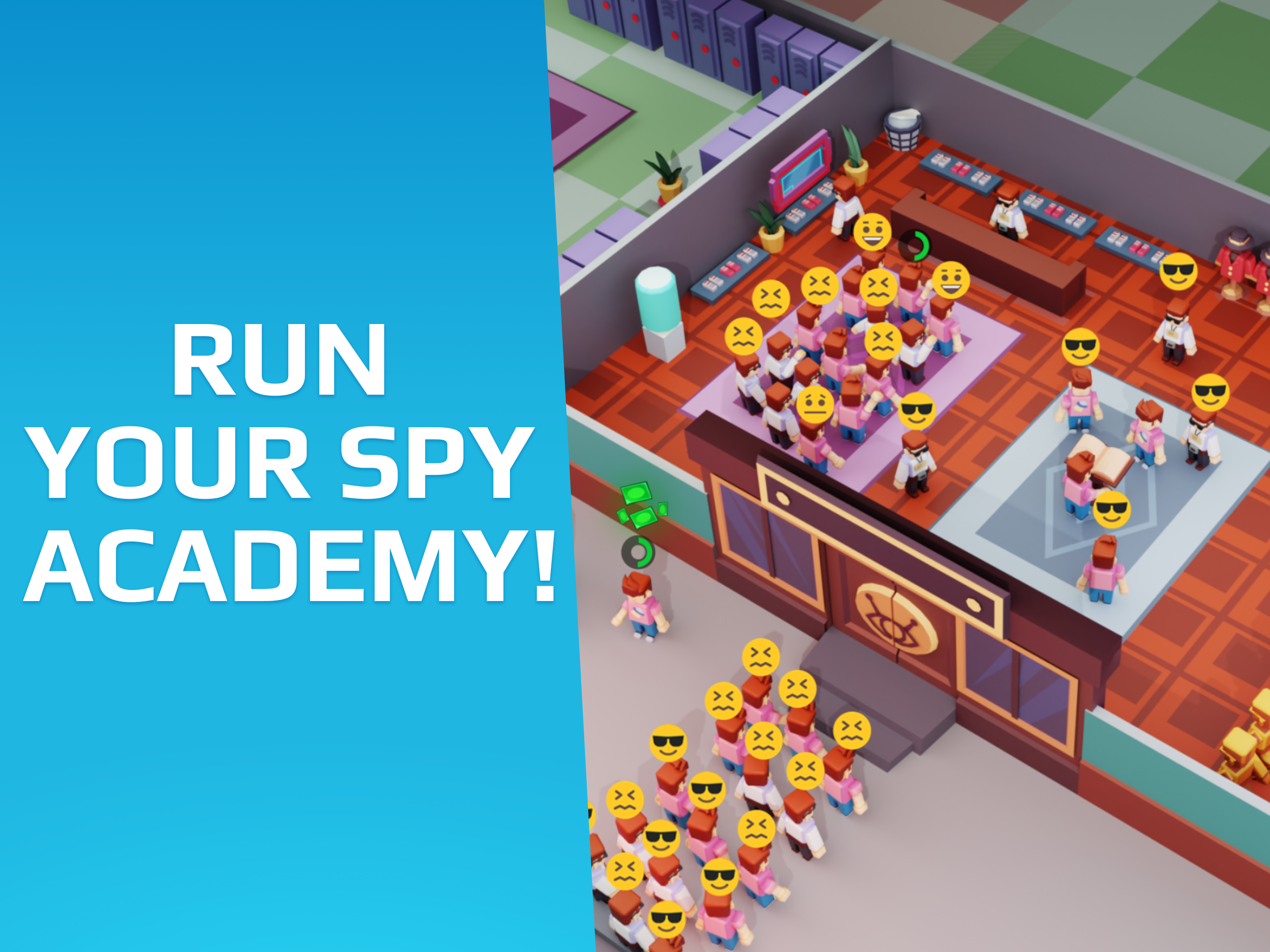 Screenshot of Spy Academy - Tycoon Games