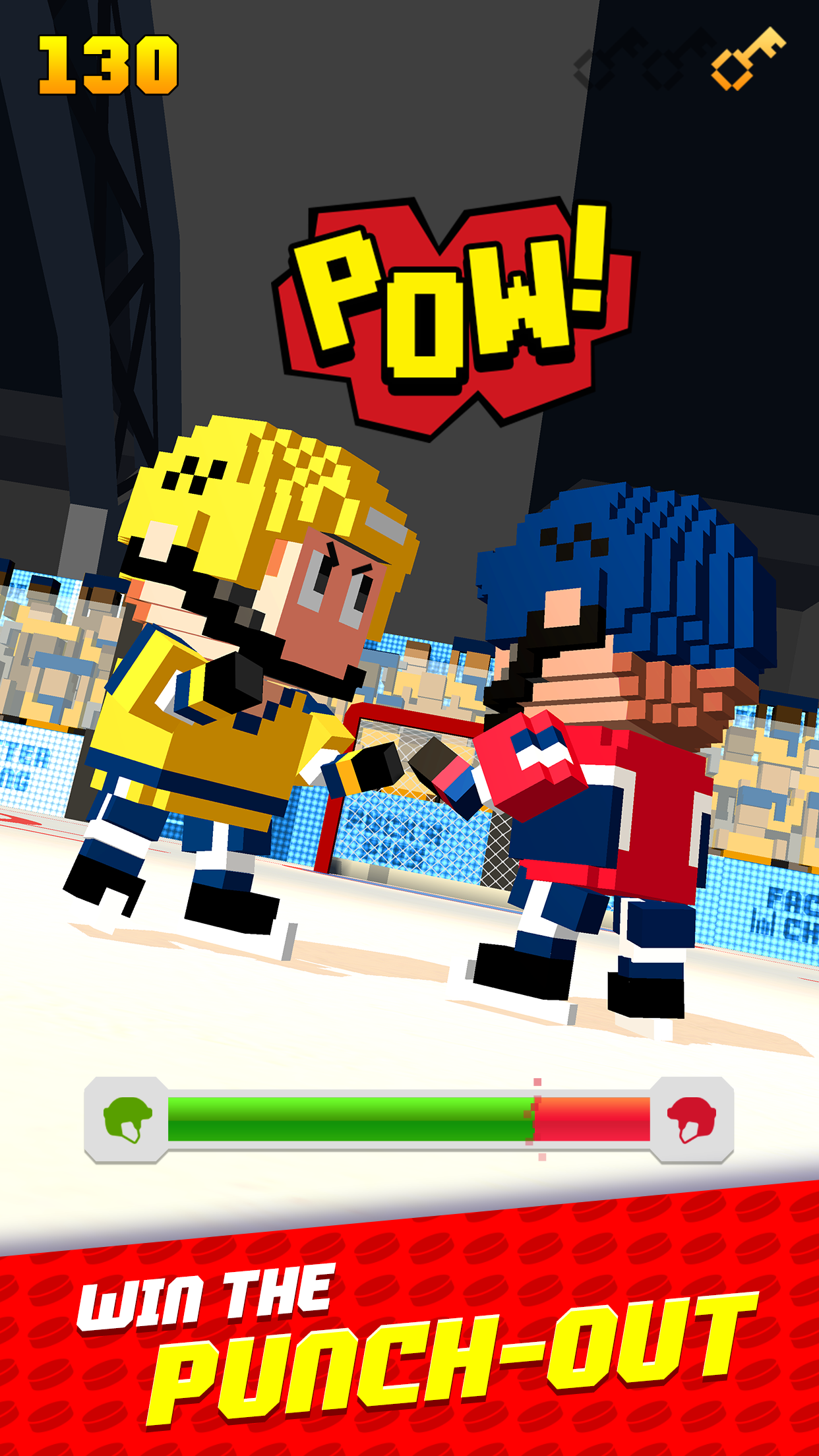 Blocky Hockey Game Screenshot