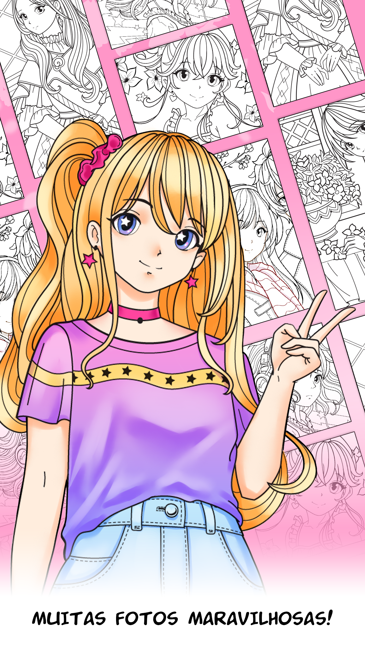 Jogo de colorir de arte de anime AI versão móvel andróide iOS apk baixar  gratuitamente-TapTap