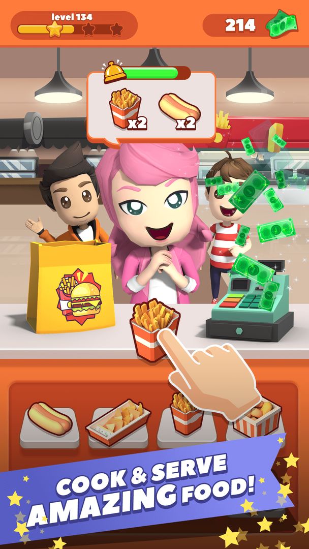 Screenshot of Food to Go 3D