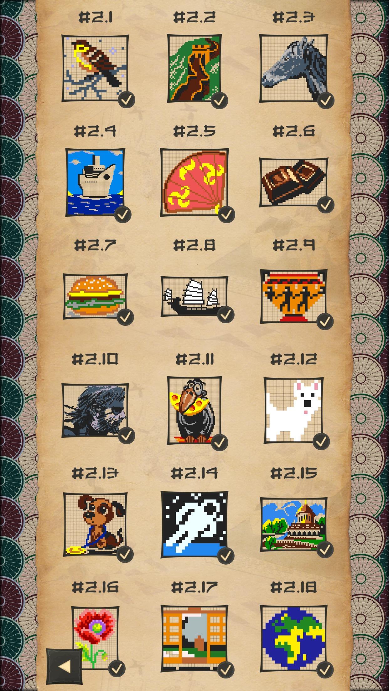 Color Nonogram CrossMe Game Screenshot