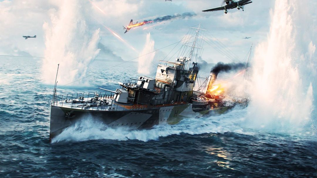 Screenshot of Invincible Battleship- 3D Strategy Naval War Game