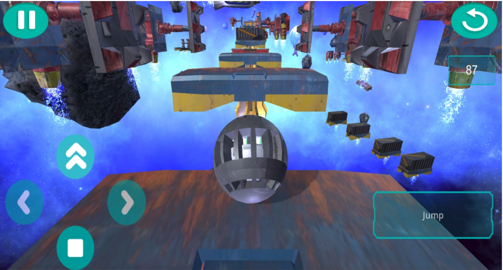 Captura de Tela do Jogo Space Ball Pro