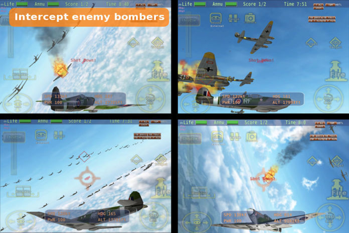 Warbirds Spitfire (lite) screenshot game