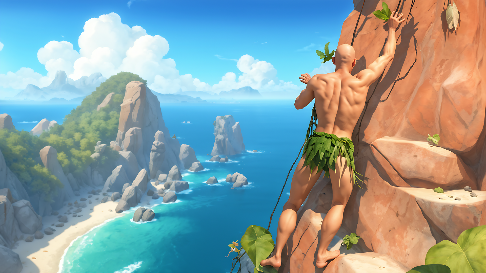 Super Rock Climber Game Game Screenshot