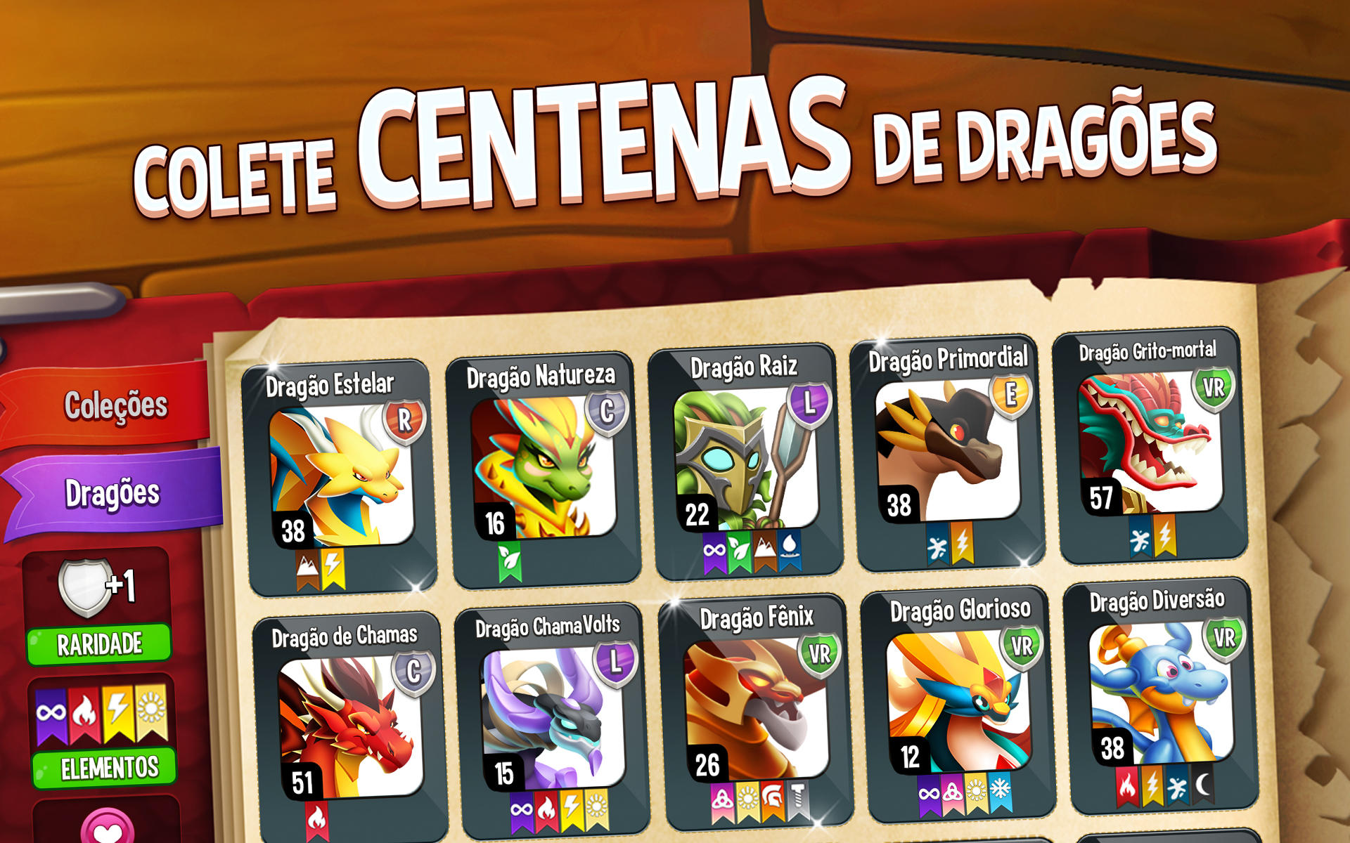 Captura de Tela do Jogo Dragon City - Aventura PvP