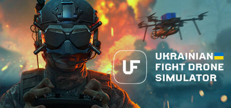 Banner of Ukrainian Fight Drone Simulator 