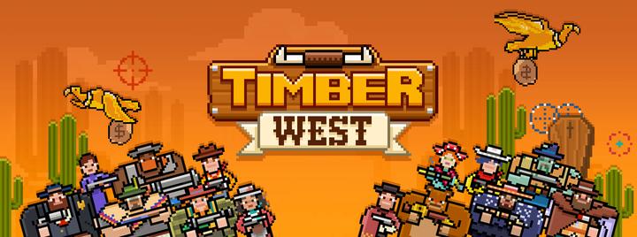 Banner of Timber West - Wild West Arcade Shooter 