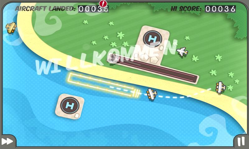 Flight Control Game Screenshot