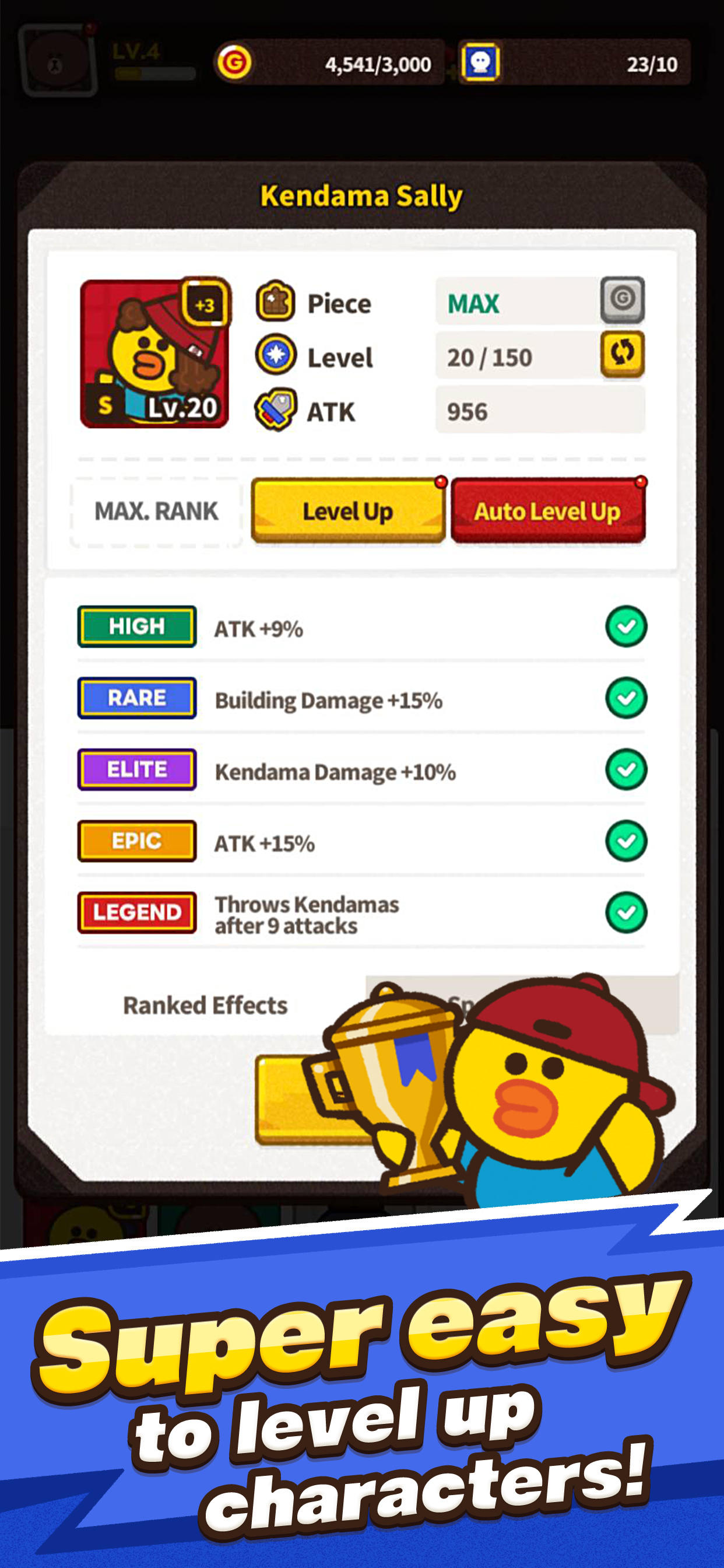 LINE Hero Rumble/Let's rumble! Game Screenshot