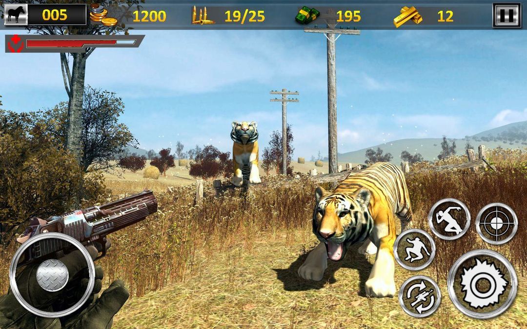 Jungle Wild Animal Hunting:FPS Shooting Games ภาพหน้าจอเกม