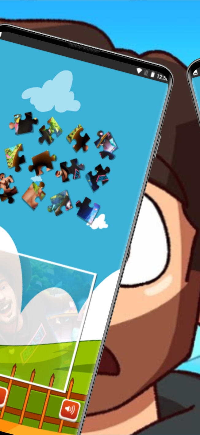 Screenshot of MrBeast Puzzle Jigsaw