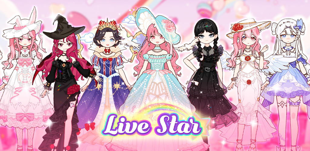 Captura de Tela do Vídeo de Live Star: YOYO Doll Dress Up