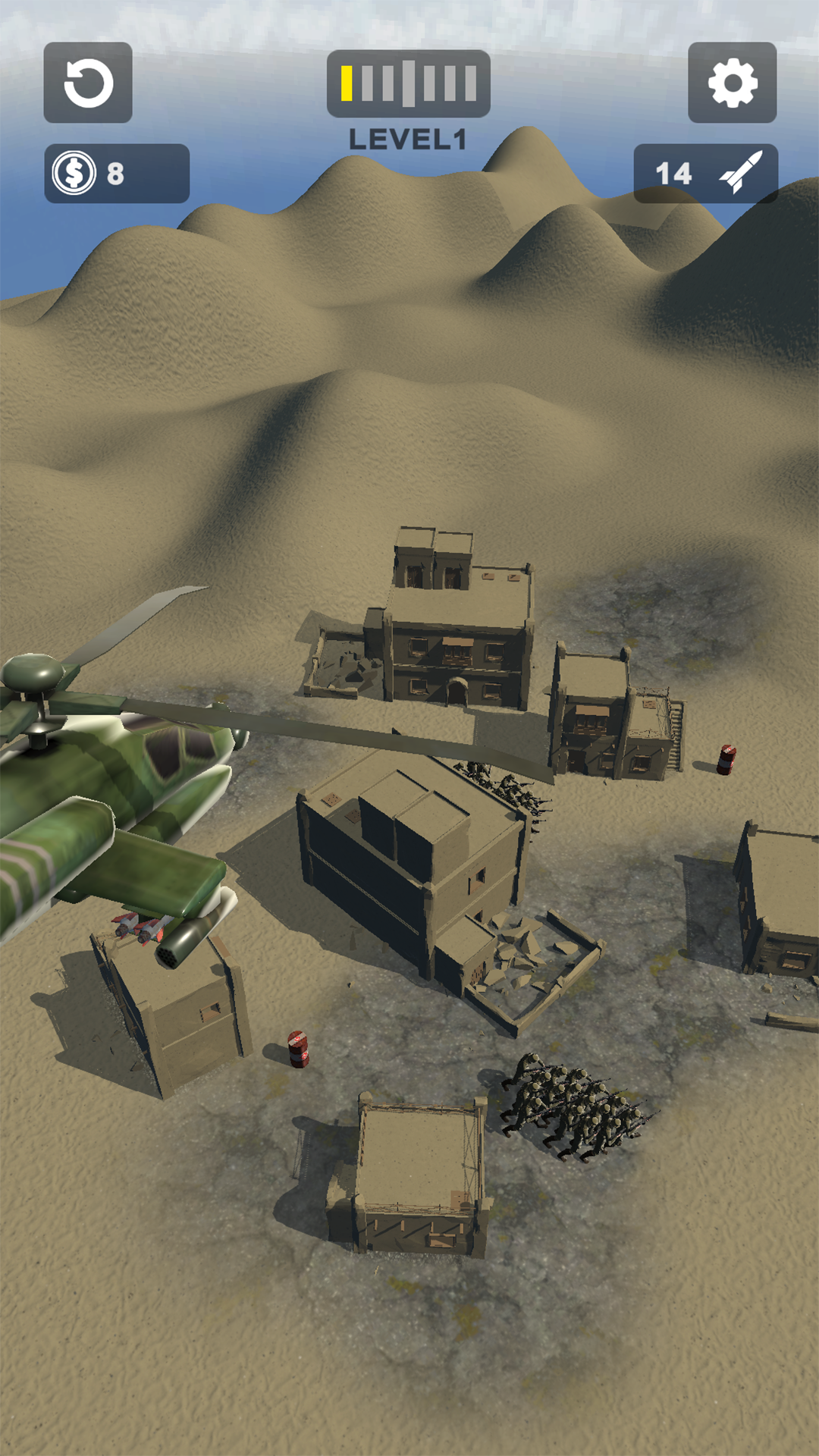 Chopper Strike Game Screenshot