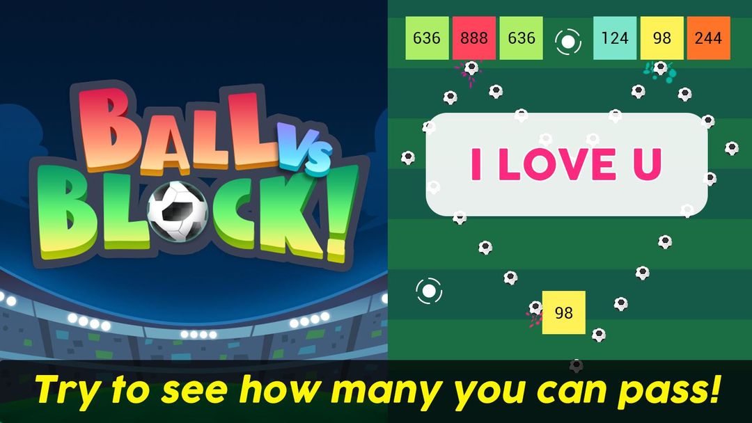 Soccer vs Block 2018-Bricks&Paint Ball Puzzle! ภาพหน้าจอเกม