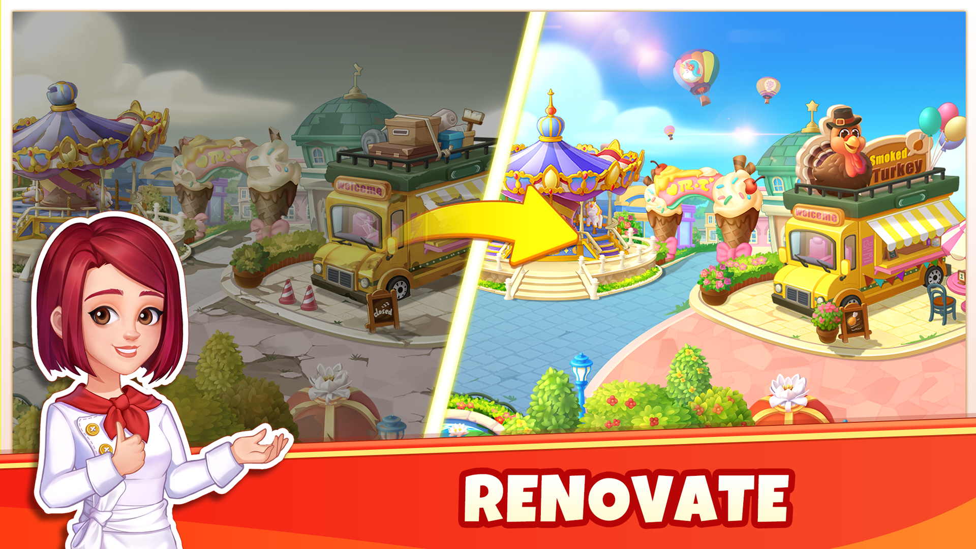 Screenshot of Cooking Wonder-Restaurant Game