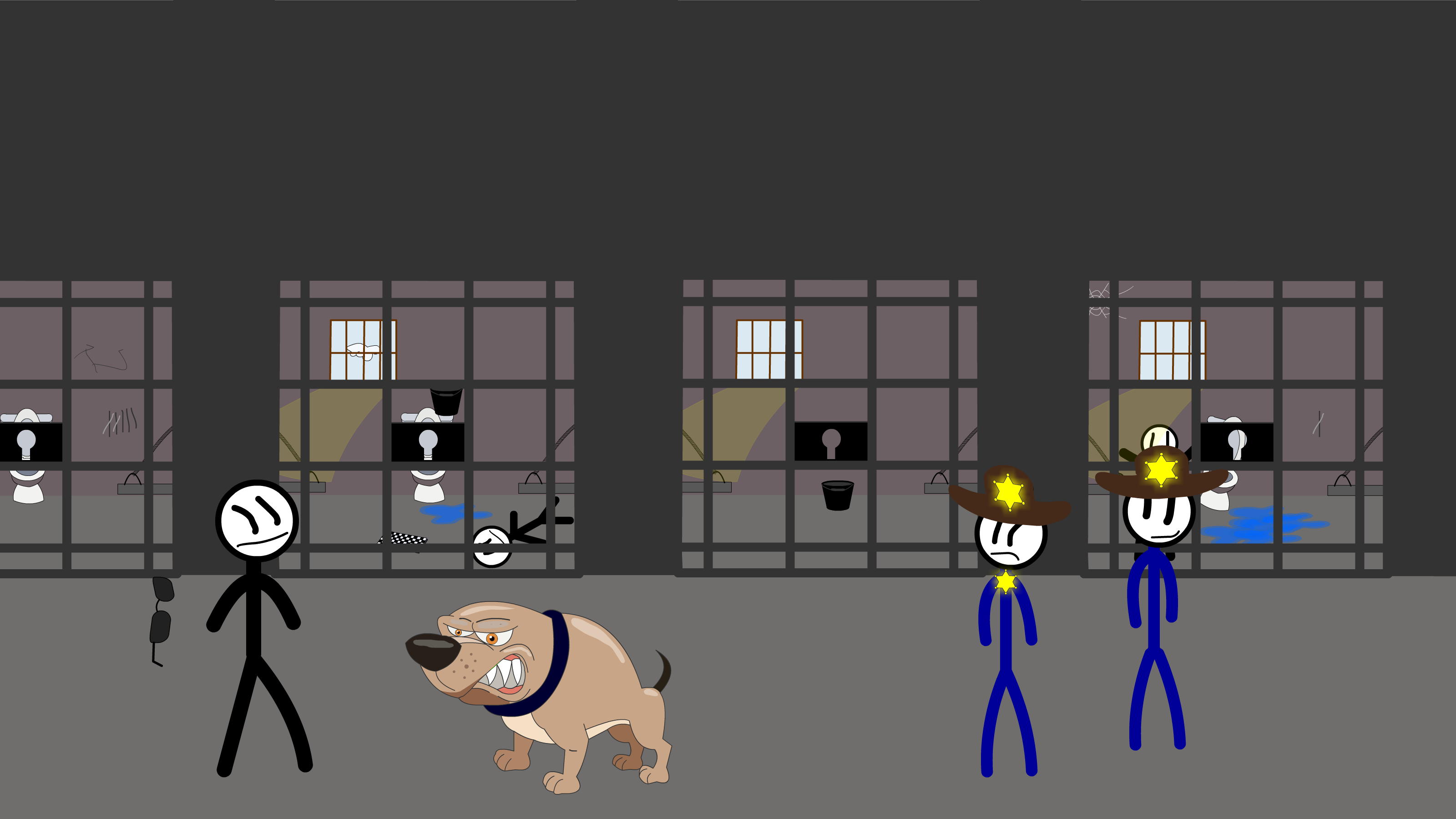 Stickman jailbreak 5 Game Screenshot