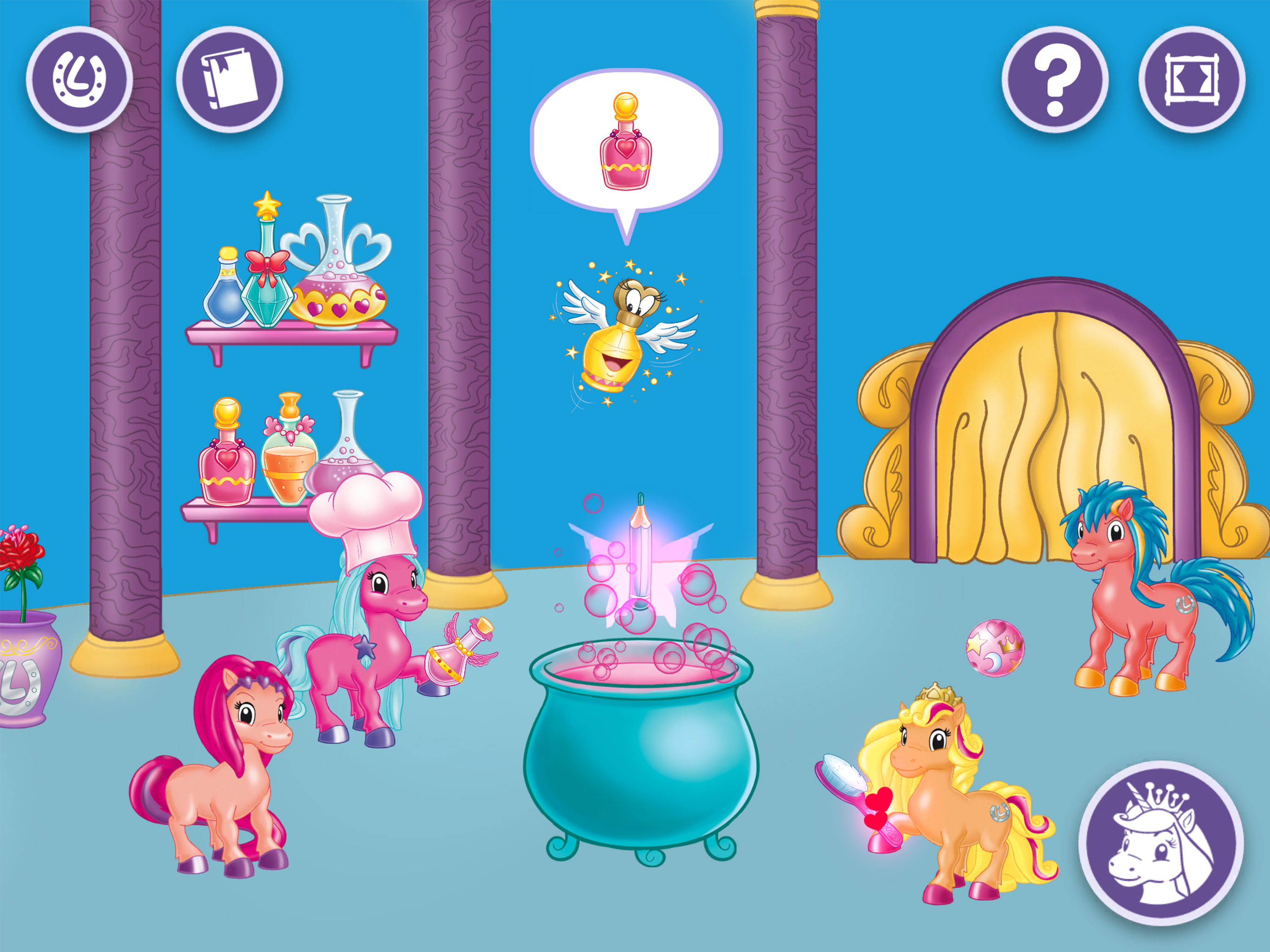 Captura de Tela do Jogo Lissy PONY Magical Adventures