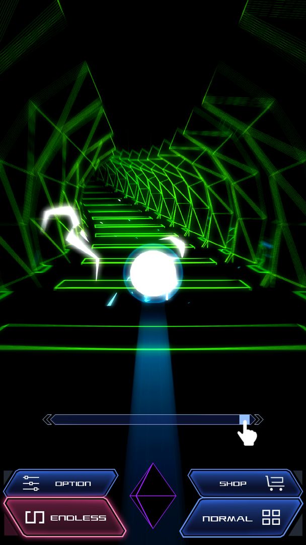 Screenshot of Geometry Run