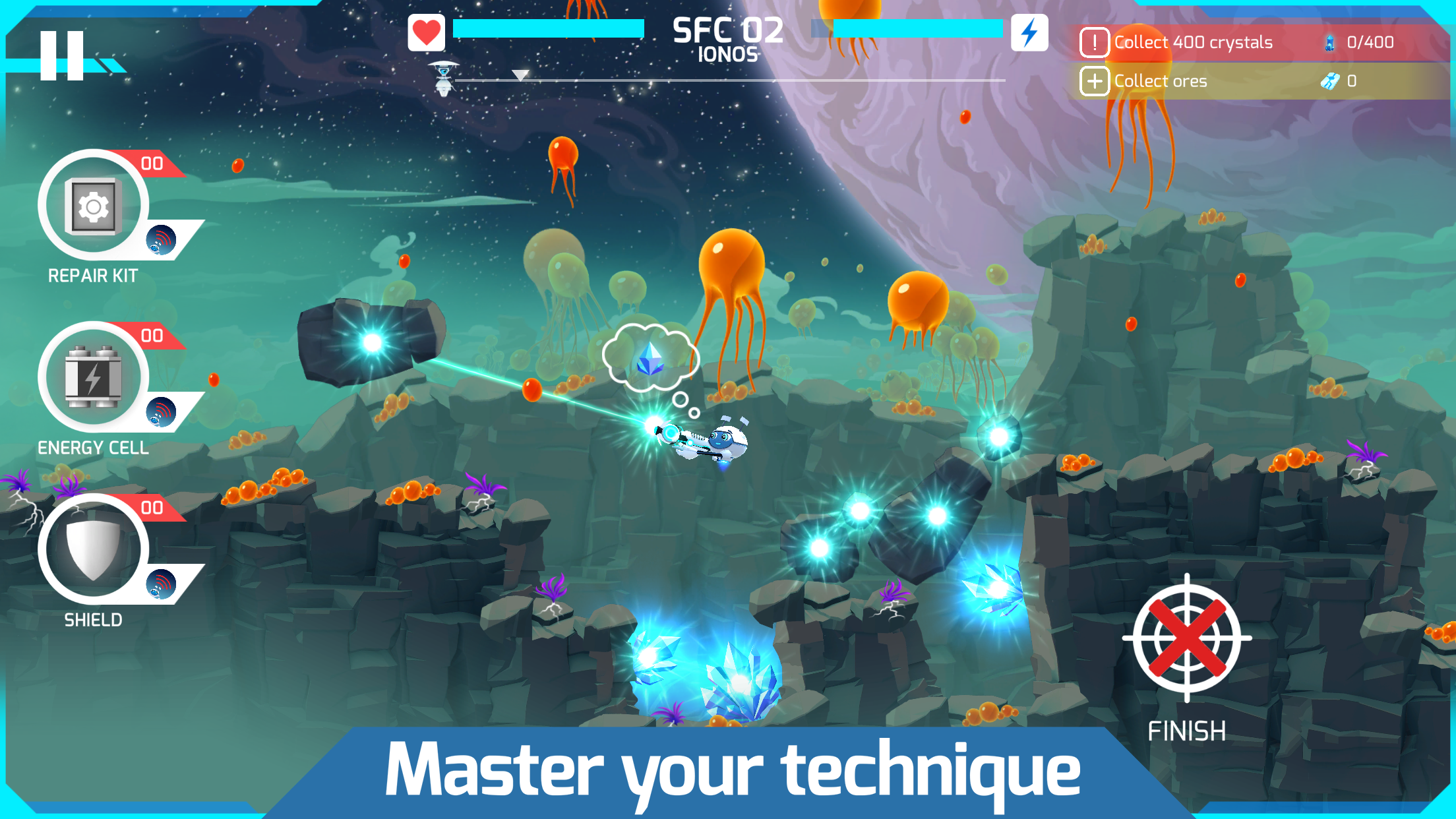 Mike the Planet Miner Game Screenshot