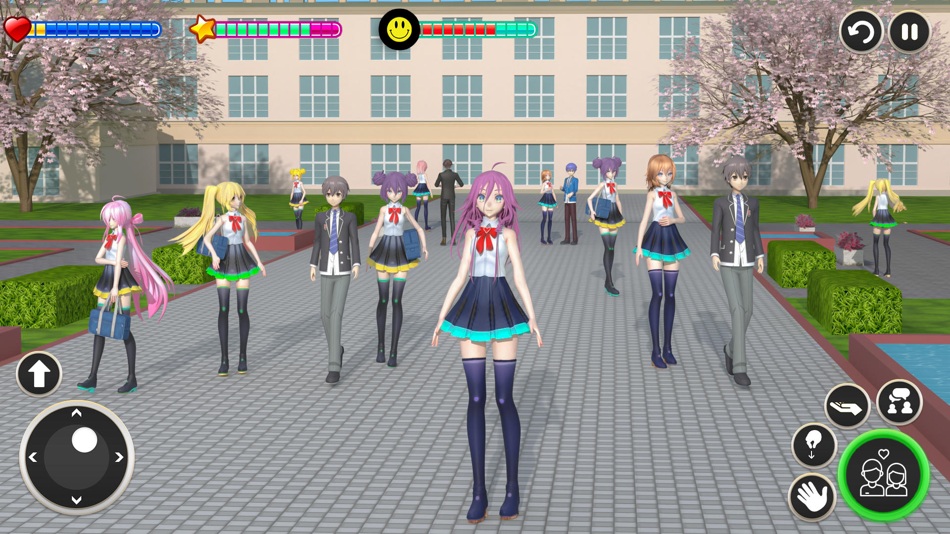 High School Girl Life Sim 3D android iOS apk download