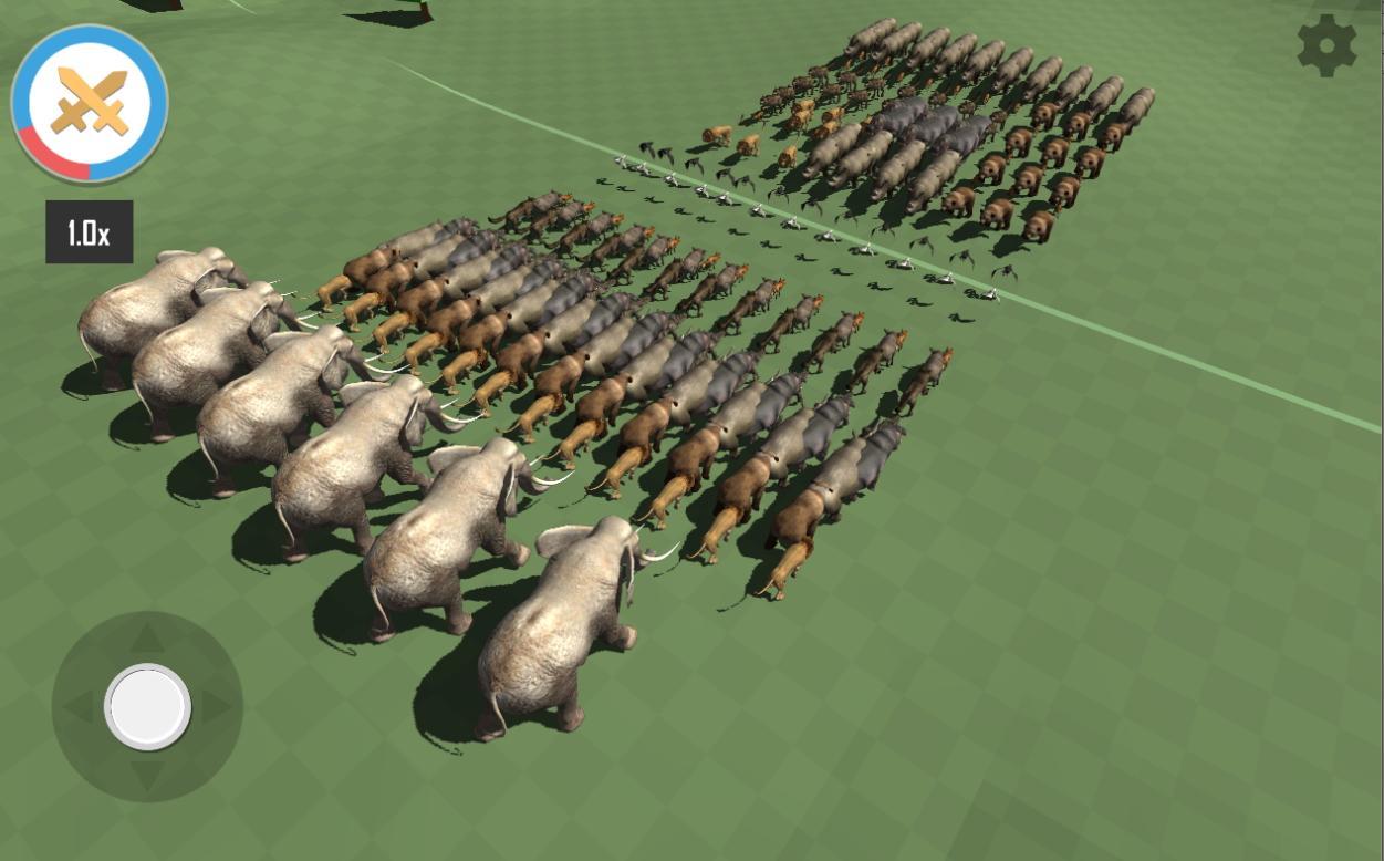 Screenshot 1 of Animal Epic Battle Simulator 동물 서사시 전투 시뮬레이터 1.6