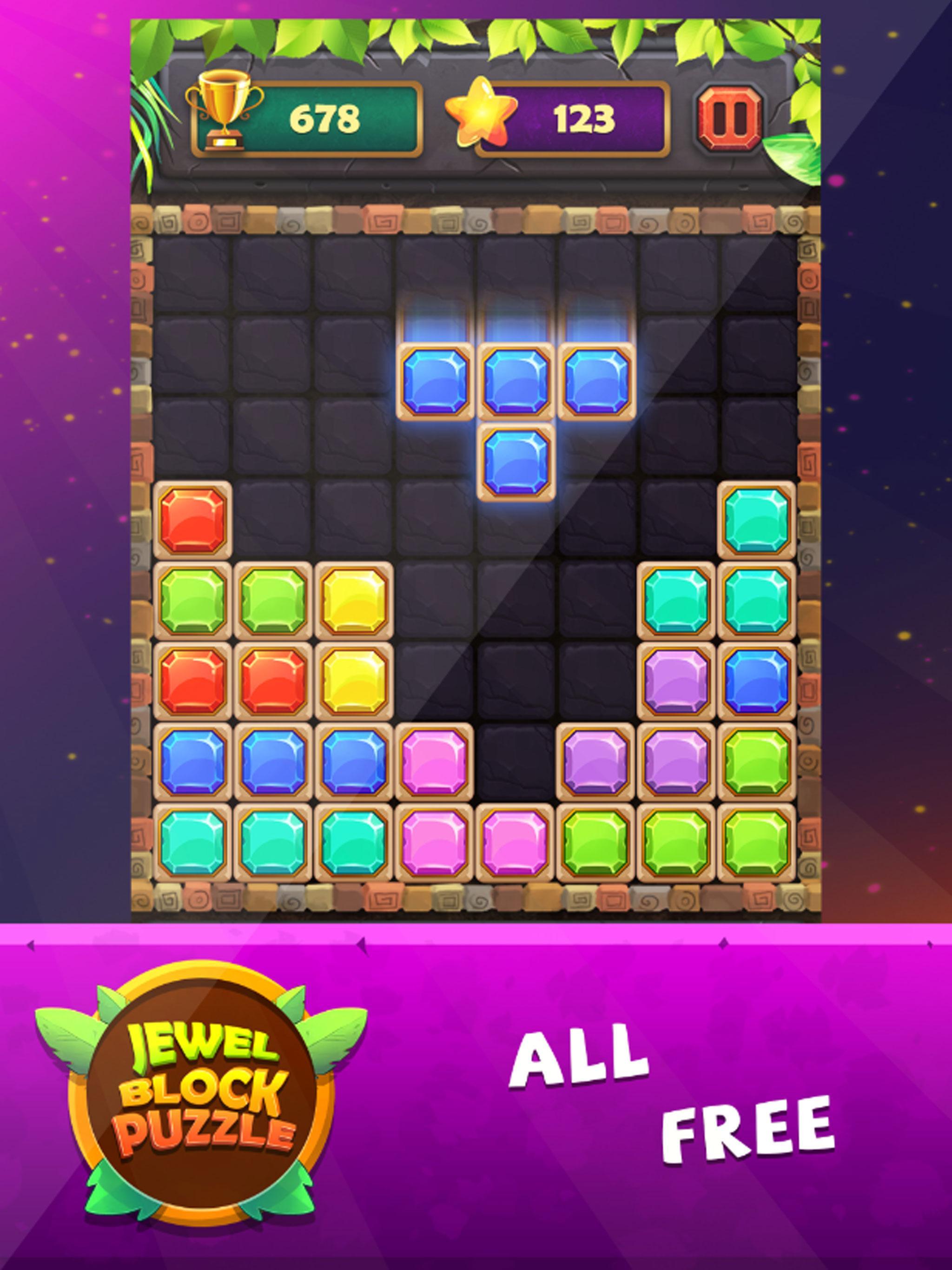 Block Puzzle Classic Jewel Game Screenshot