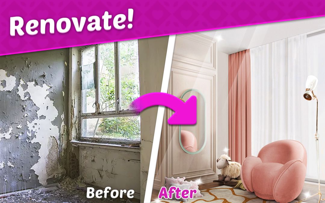 Home design: House & Mansion Interior Makeover screenshot game