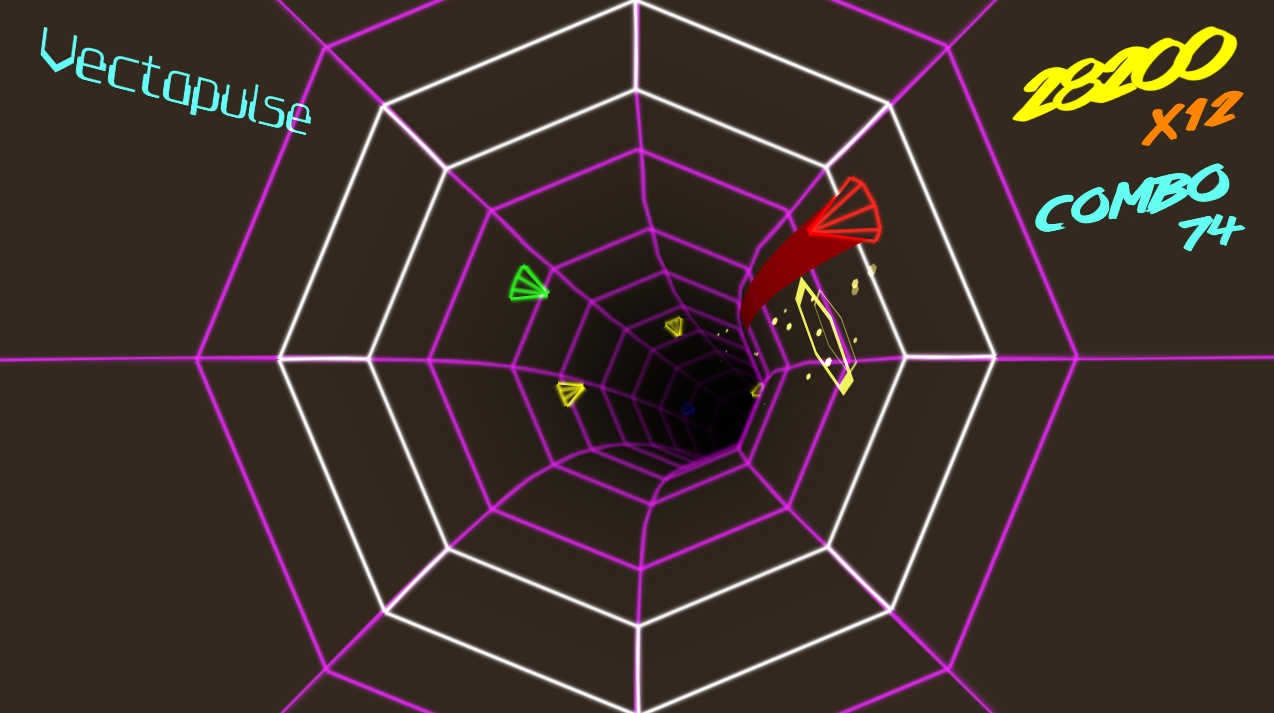 Vectapulse - retro rhythm game Game Screenshot