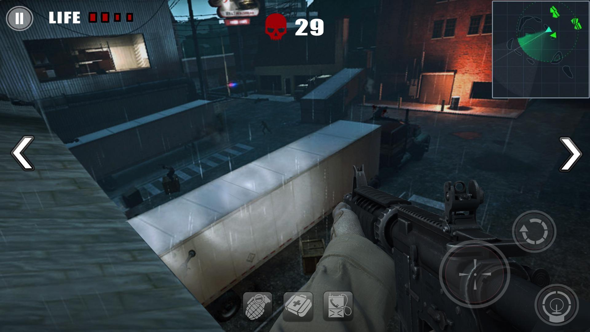 Screenshot of Z Survival Day - Free zombie shooting game