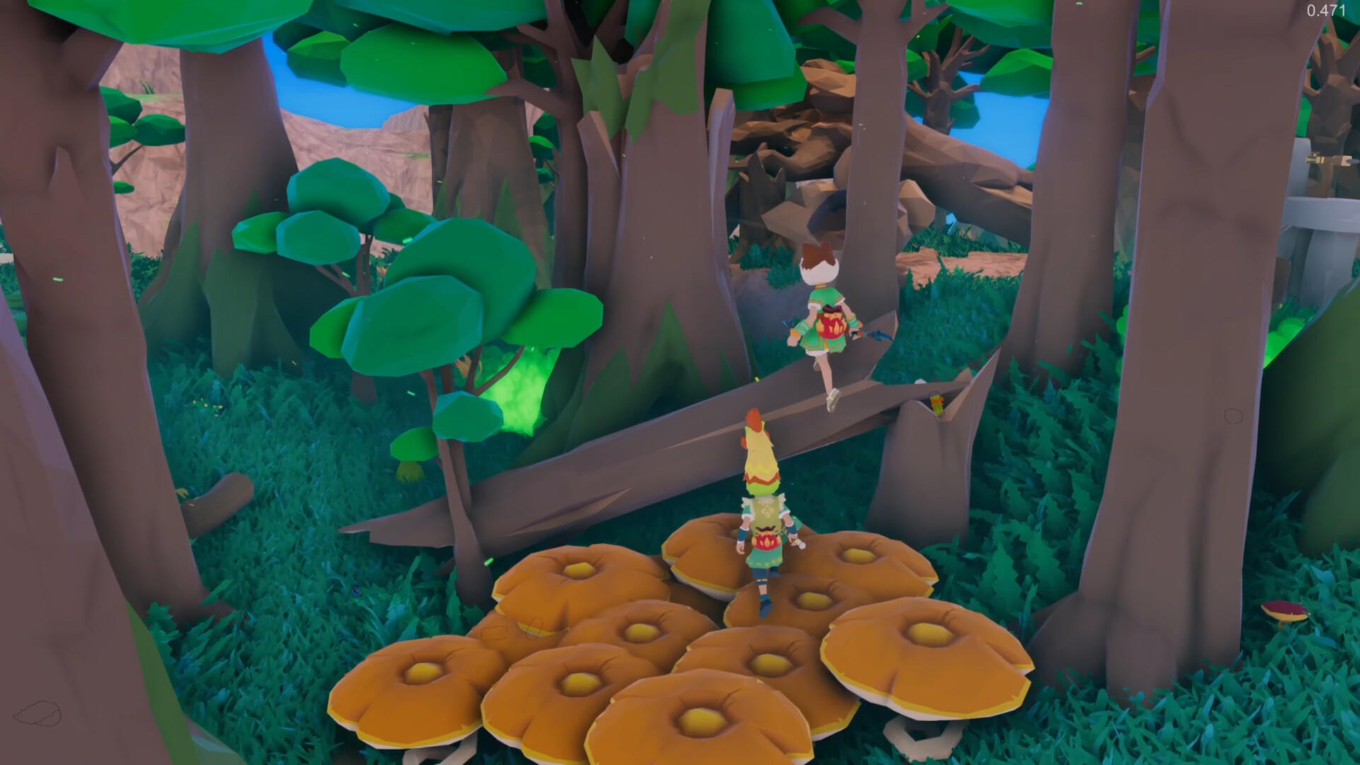 Screenshot of Pathless Woods