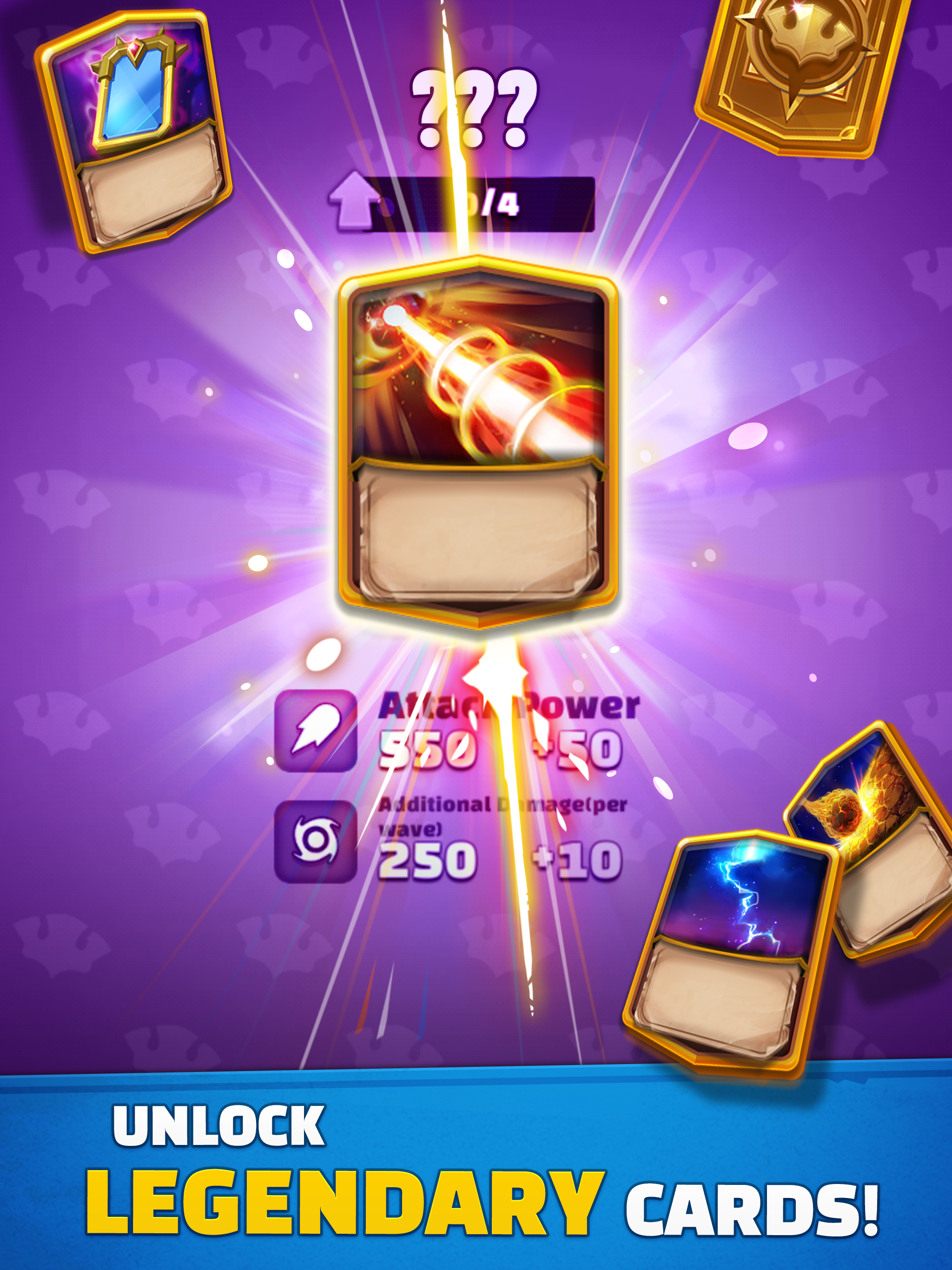 Random Card Defense Game Screenshot