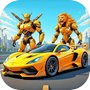 Icon of Lion Tank Alien Army Attack