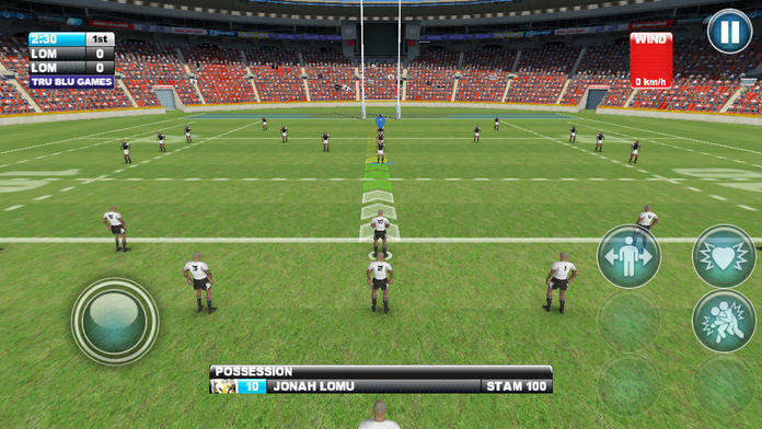 Screenshot 1 of Jonah Lomu Rugby Challenge: partita veloce 