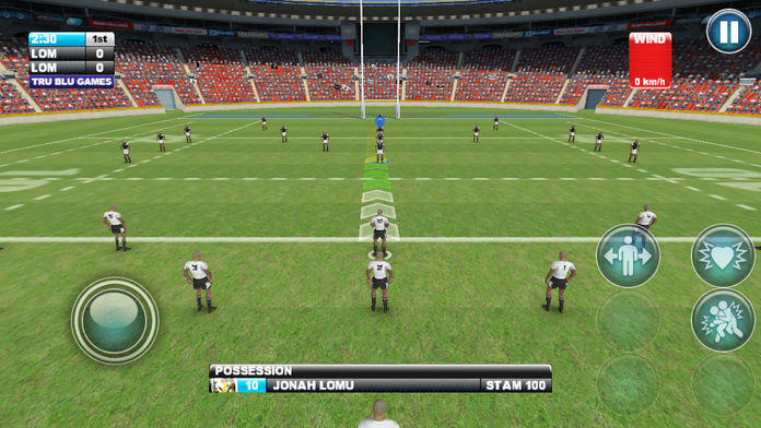 Jonah Lomu Rugby Challenge: Quick Match Game Screenshot