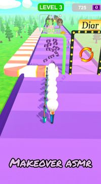 Makeup Runner: Battle Makeover Game Screenshot
